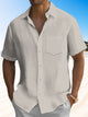 Alohadaddy Men's Wrinkle Free Seersucker Casual Shirts Top