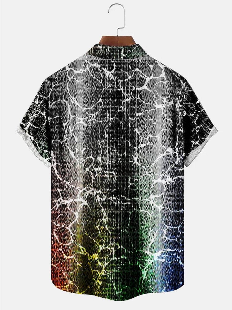 Alohadaddy Abstract Texture Ombre Casual Plus Size Shirts