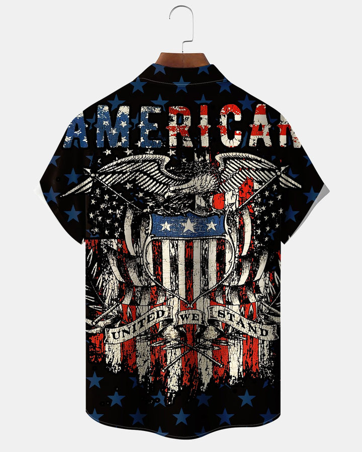 Alohadaddy® Casual Retro Independence Day Men&