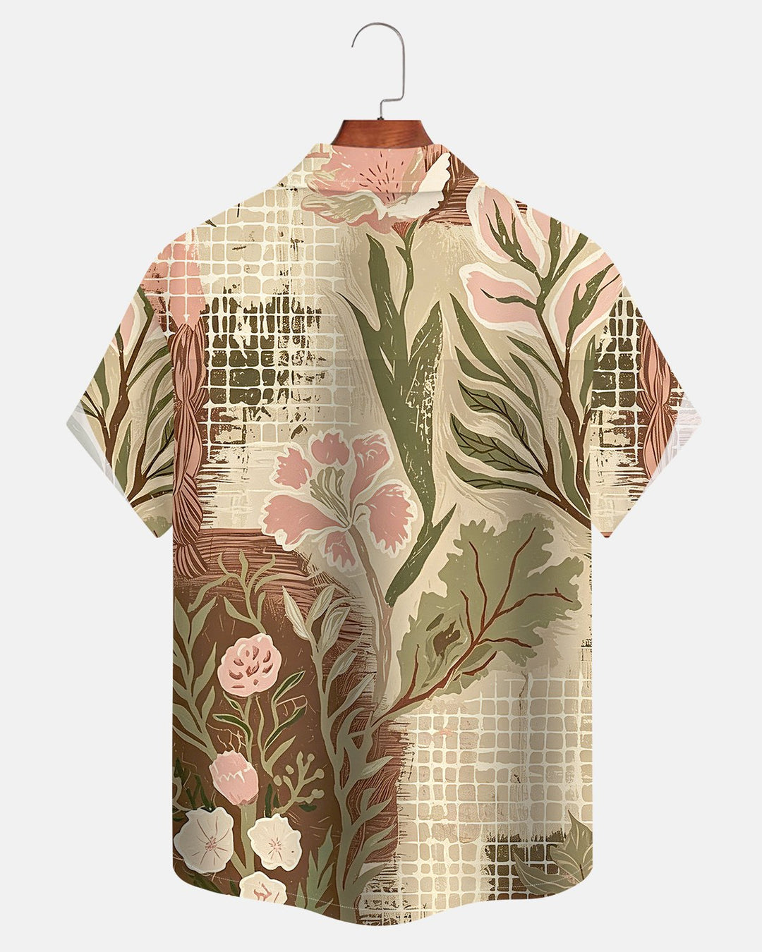 Alohadaddy® Casual Retro Print Floral Print Men&
