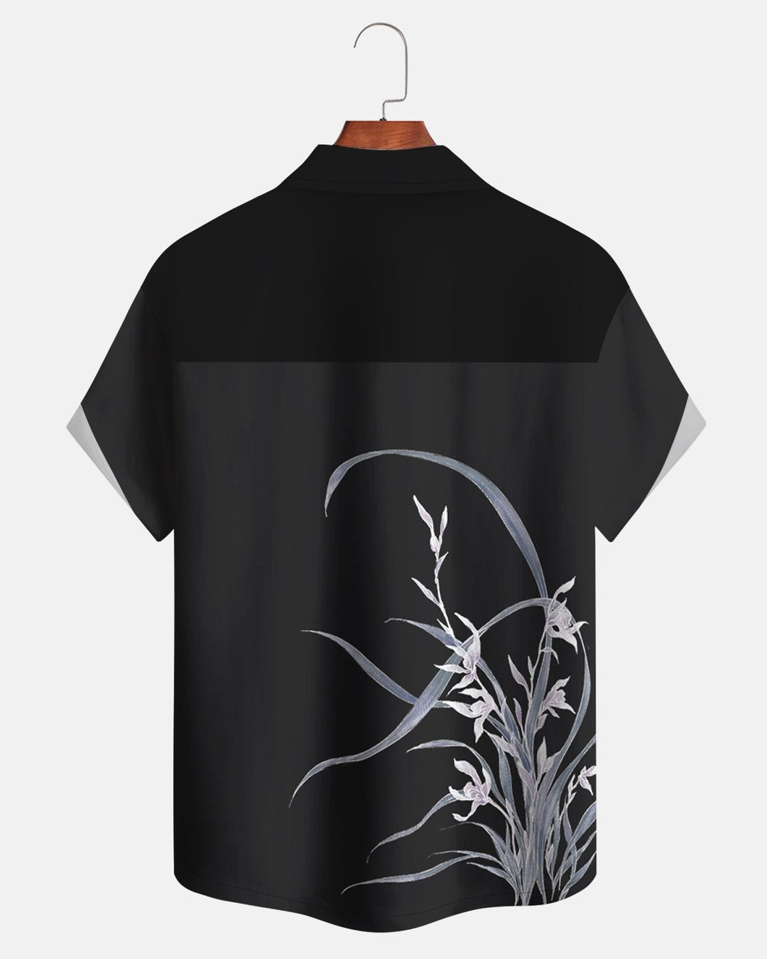 Alohadaddy® Casual Chinese Painting Orchid Pattern Men&
