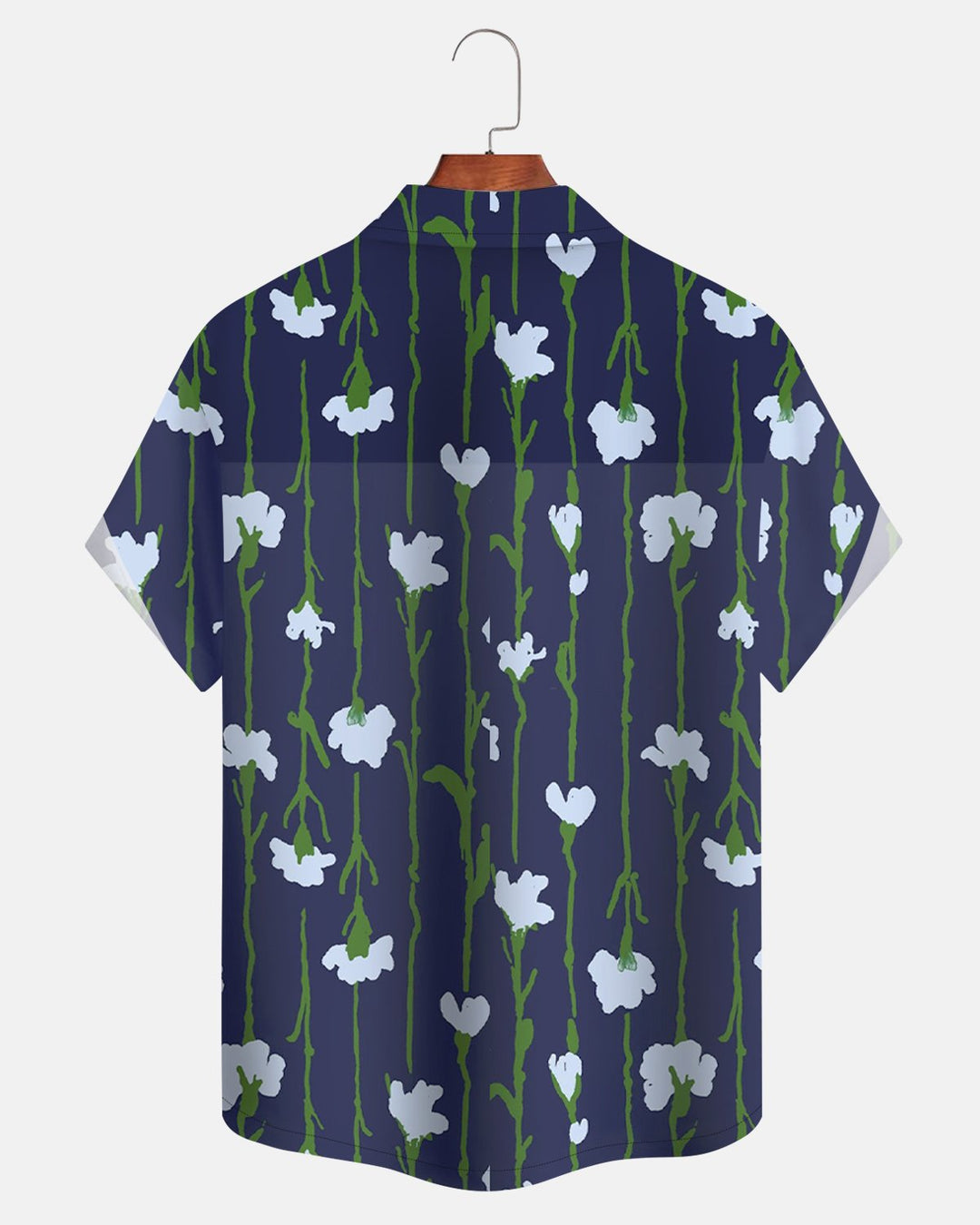 Alohadaddy® Casual Abstract Hand-Painted Plant Stripe Pattern Men&