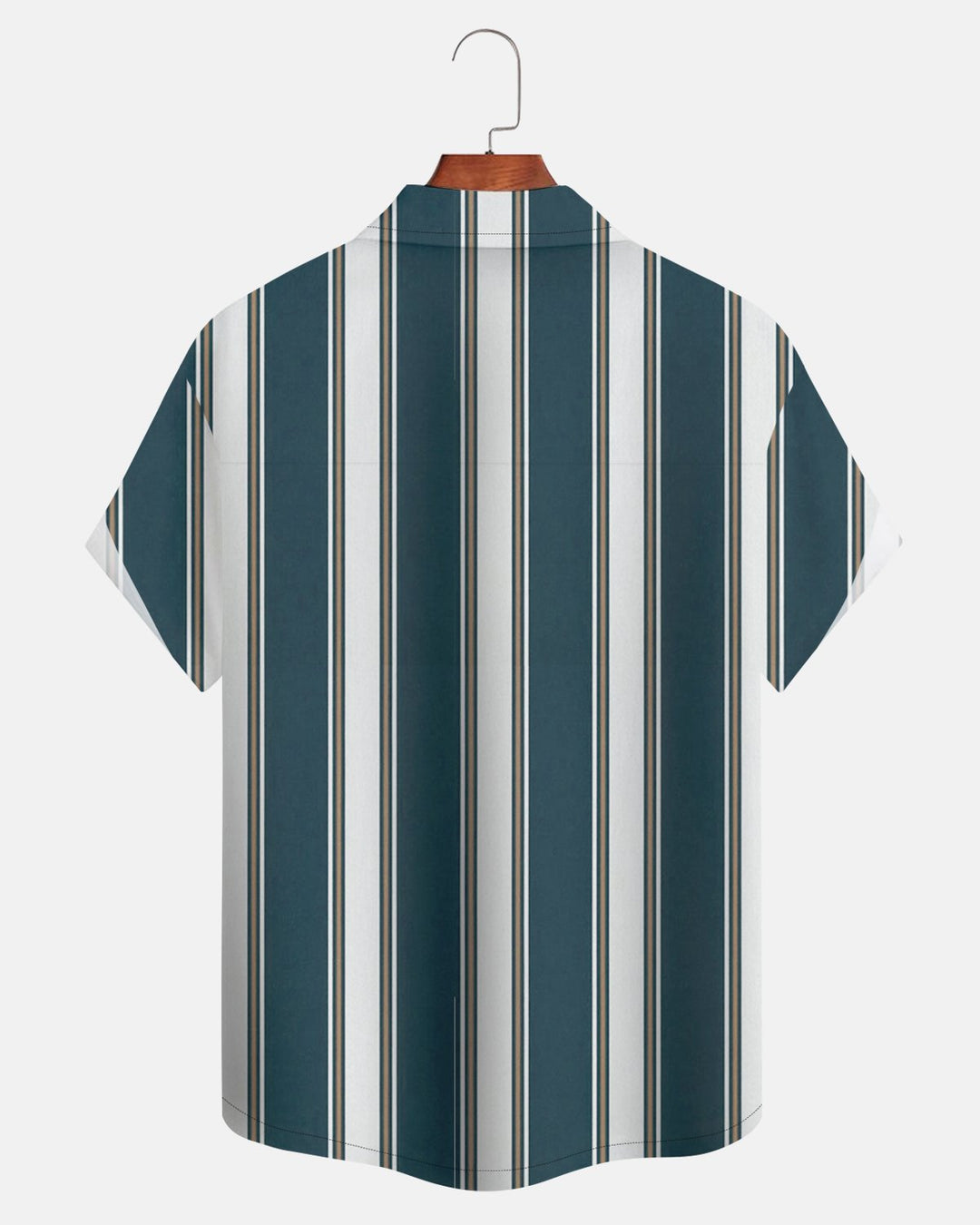 Alohadaddy® Casual Striped Blue And White Men&