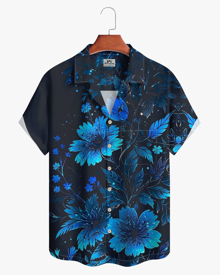 Alohadaddy® Casual Style Floral Print Men&