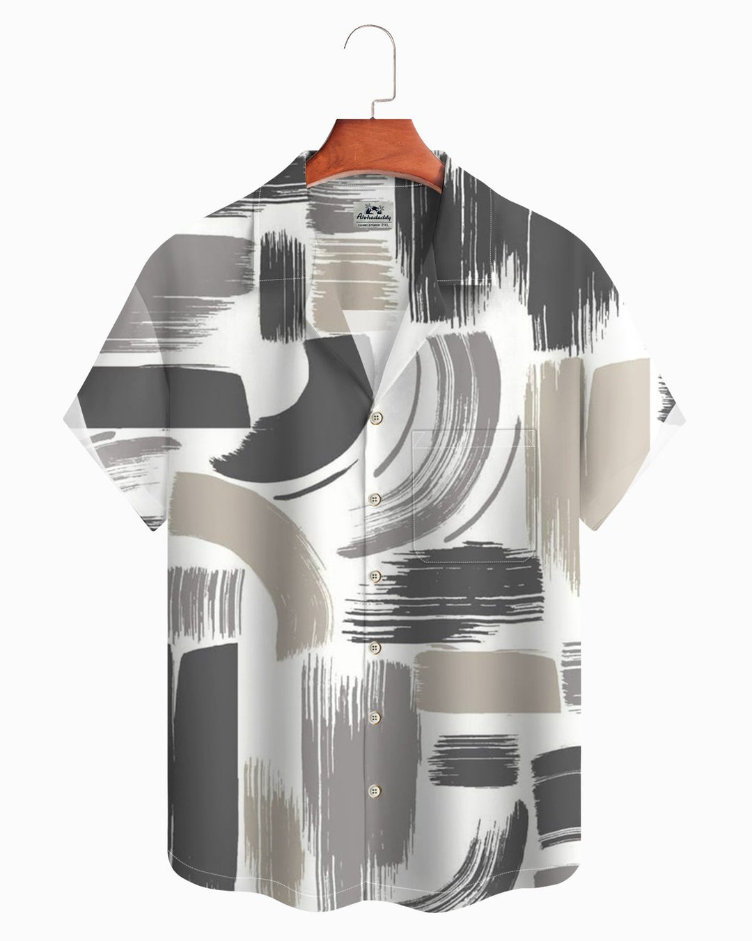 Alohadaddy® Casual Abstract Hand-Painted Pattern Men&