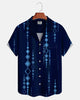 Alohadaddy® Casual Geometric Pattern Men's Short-Sleeved Shirt
