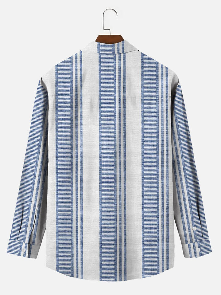 Alohadaddy Casual Striped Print Men&