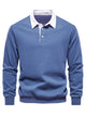 Alohadaddy® Autumn Long Sleeve Polo Collar Sweatshirt Trendy Men's Sweatshirt High Quality Casual All-match Polo