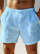 Alohadaddy® Hawaiian Cotton High Quality Beach Leisure Solid Color Breathable Outdoor Three-quarter Shorts