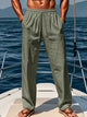Alohadaddy® Men's Hip-Hop Breathable Cotton and Linen Loose Casual Sports Pants