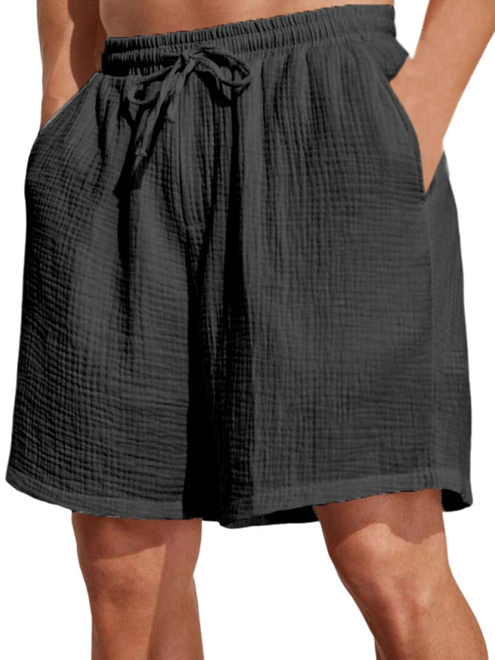 Alohadaddy® Casual Basics Drawstring Versatile Moisture Wicking Textured Fabric Men&