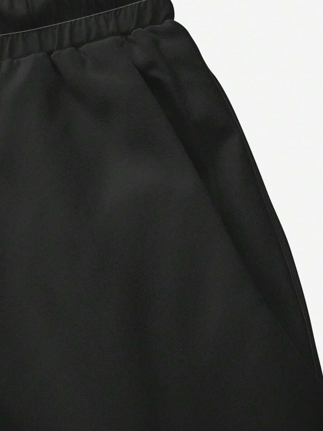 Alohadaddy® Fashion Loose Drawstring Beach Sports Shorts Black and White Gradient Big &amp; Tall