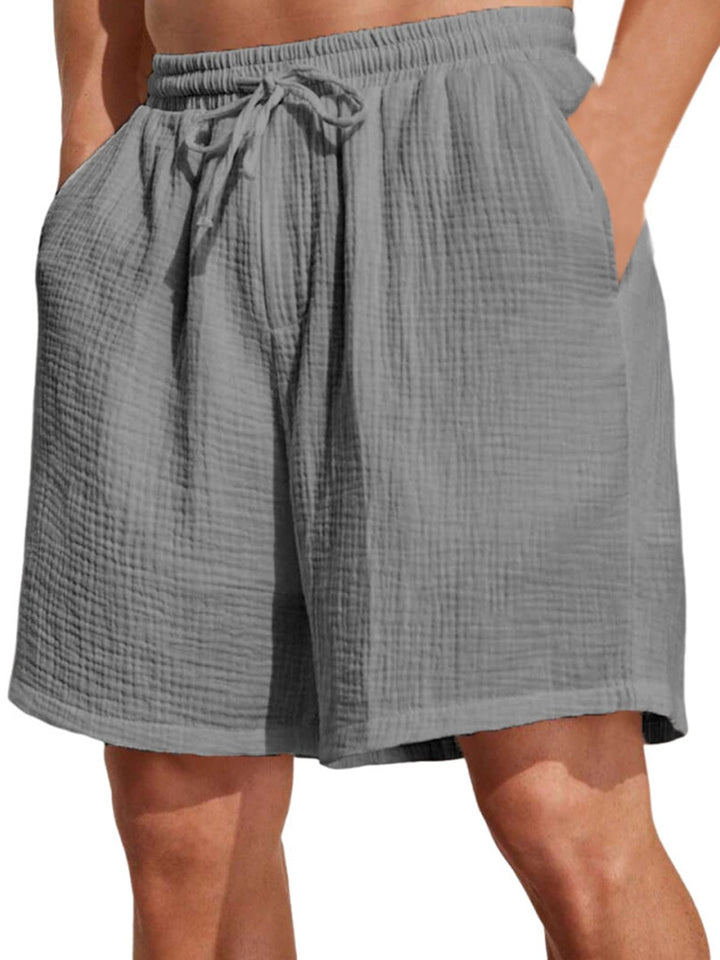 Alohadaddy® Casual Basics Drawstring Versatile Moisture Wicking Textured Fabric Men&