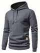Alohadaddy® Men's Casual Sports Hoodie Autumn and Winter Waffle Jacquard Long Sleeve Men's Sweatshirt