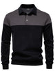 Alohadaddy® Business Long Sleeve Polo Collar Sweatshirt Men's European Size High Quality Casual Men's Sweatshirt Polo