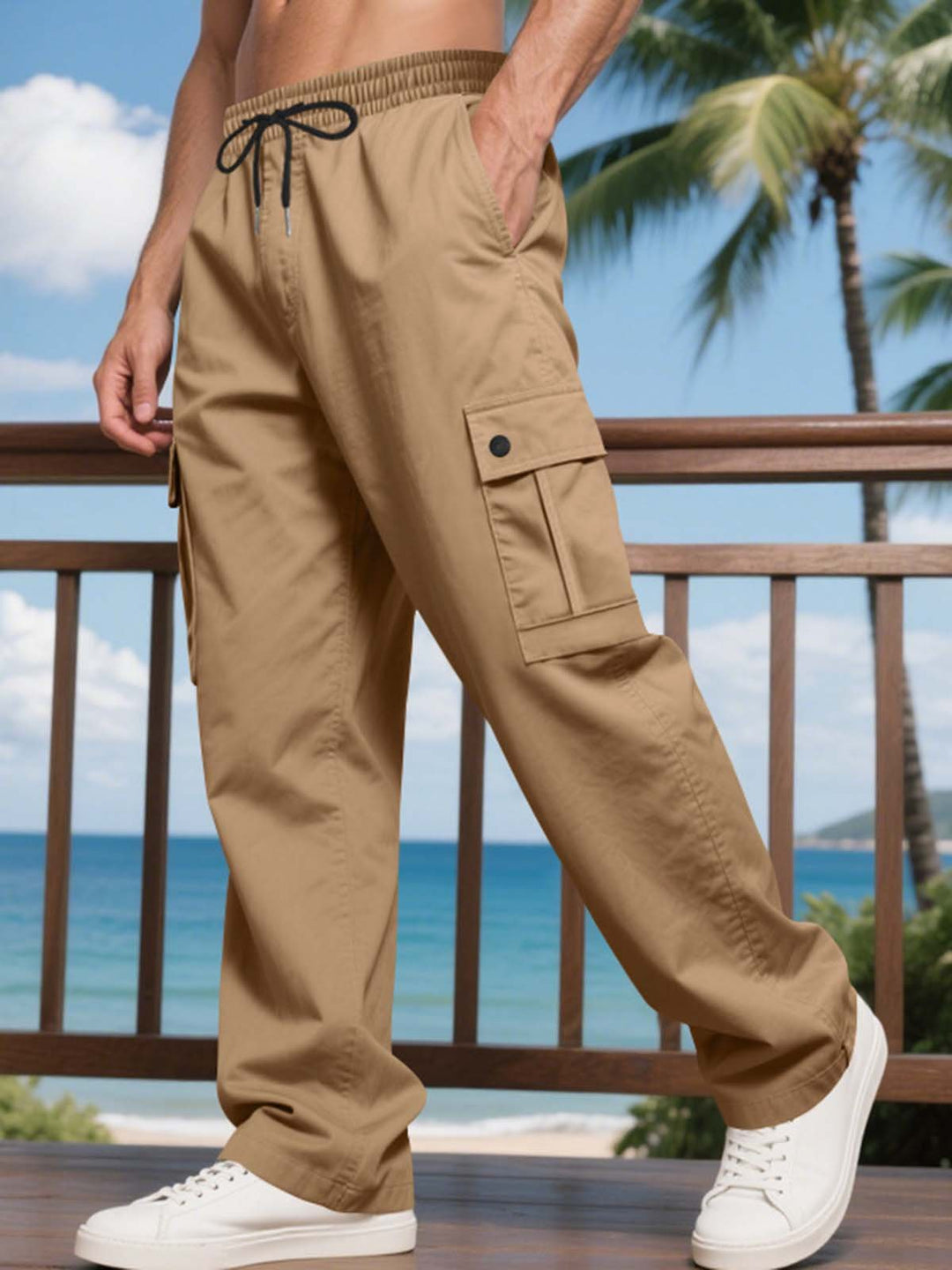 Alohadaddy® American Autumn And Winter Multi-Pocket Loose Casual Tough Guy Yuppie Overalls