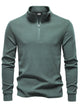 Alohadaddy® Autumn/Winter Stand Collar Long Sleeve German Fleece Warm Bottoming Shirt European Men's POLO