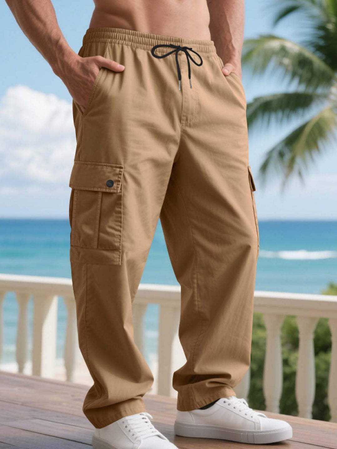 Alohadaddy® American Autumn And Winter Multi-Pocket Loose Casual Tough Guy Yuppie Overalls