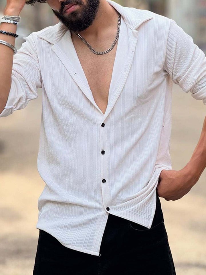 Alohadaddy® Hawaiian Casual Lapel Shirt Men&