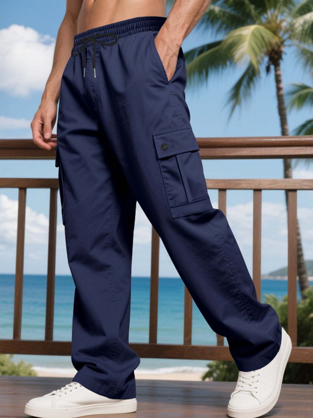Alohadaddy® American Autumn And Winter Multi-Pocket Loose Casual Tough Guy Yuppie Overalls