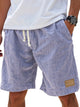 Alohadaddy® Men's Vintage Breathable Linen Loose Holiday Shorts Fashion Casual Shorts