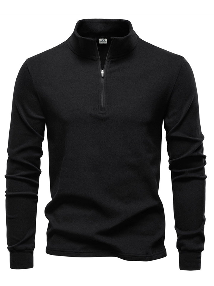 Alohadaddy® Autumn/Winter Stand Collar Long Sleeve German Fleece Warm Bottoming Shirt European Men&