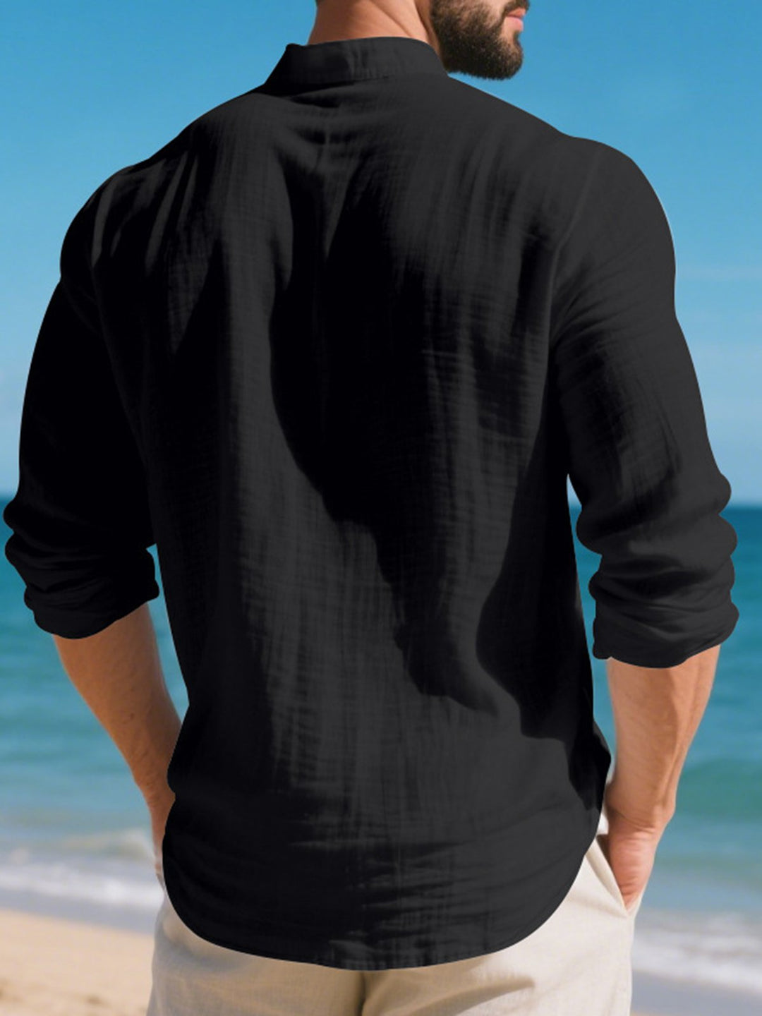 Alohadaddy® Linen Long Sleeve Men&