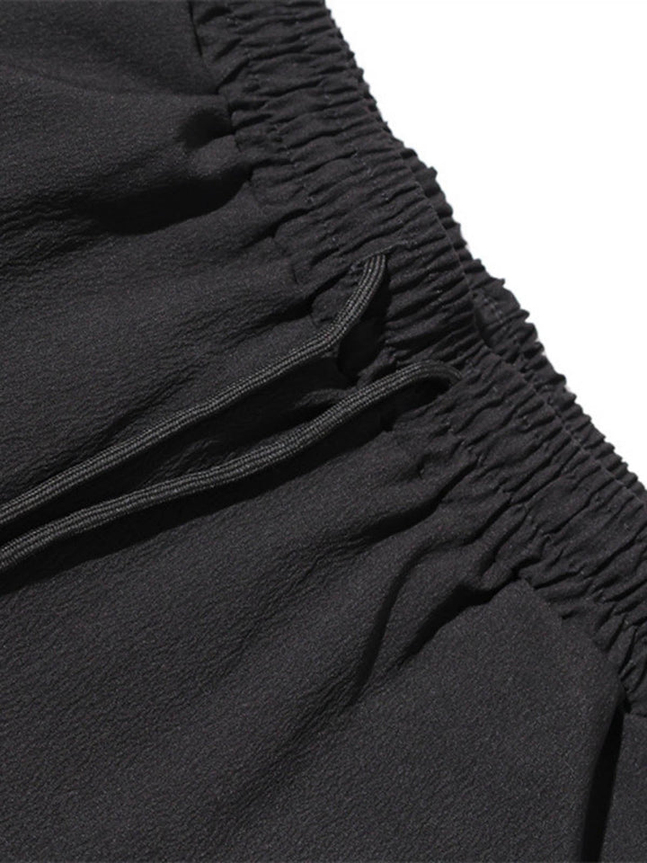 Alohadaddy® Shorts High Street Pleated Lounge Pants Straight Leg Plain Comfort Breathable Shorts