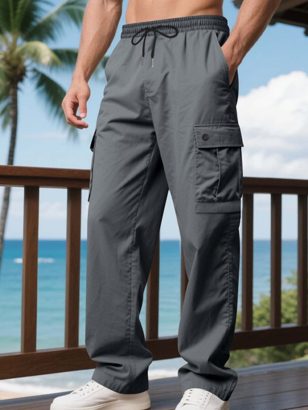 Alohadaddy® American Autumn And Winter Multi-Pocket Loose Casual Tough Guy Yuppie Overalls