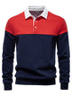 Alohadaddy® Business Long Sleeve Polo Collar Sweatshirt Men's European Size High Quality Casual Men's Sweatshirt Polo