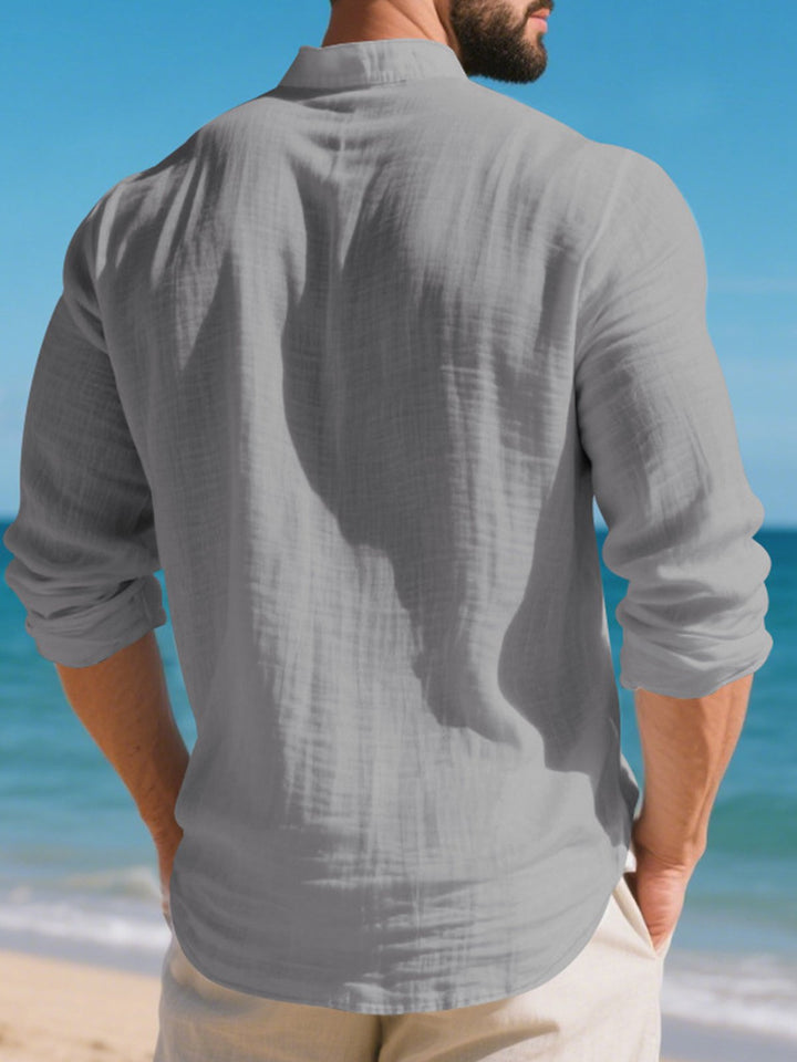 Alohadaddy® Linen Long Sleeve Men&