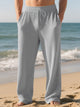 Alohadaddy® Jacquard Pierced Stripe Loose Fit Men's Straight Leg Pants