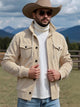 Alohadaddy® Casual Corduroy Jacket Coat Lapel American Retro Multi-pocket Work Jacket Men