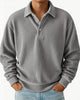 Alohadaddy® Men's Retro Casual Corduroy Striped Casual Long Sleeve Polo Shirt