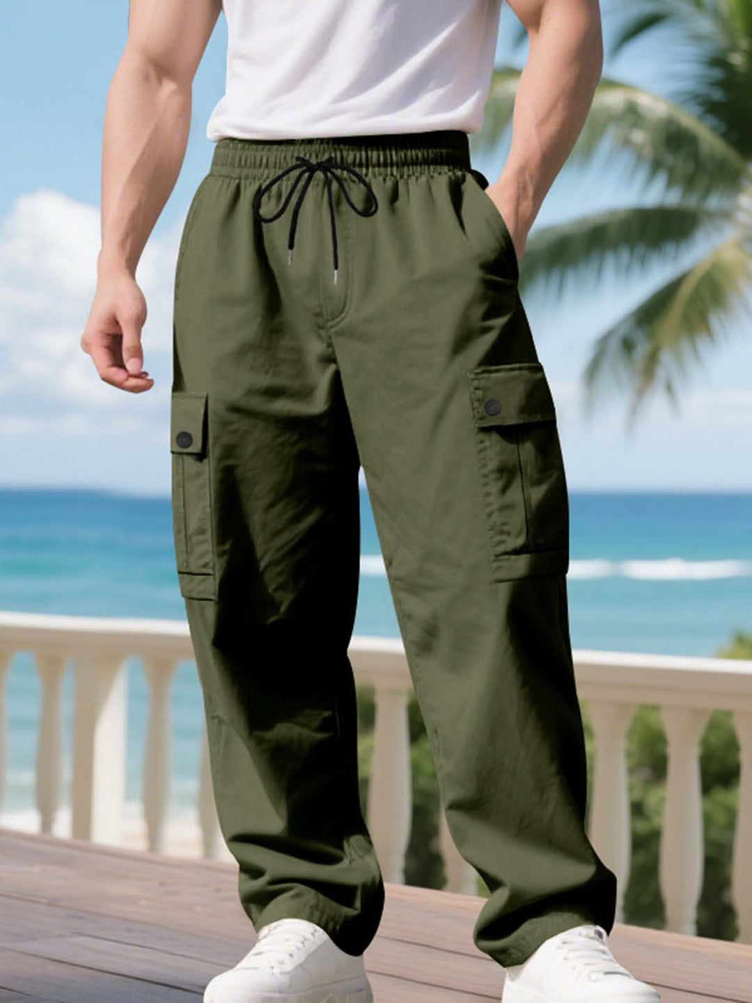 Alohadaddy® American Autumn And Winter Multi-Pocket Loose Casual Tough Guy Yuppie Overalls