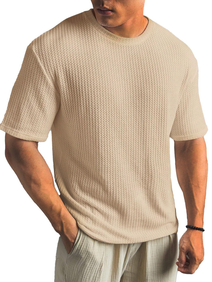 Alohadaddy® Casual Texture Basic All-match Large Size Long Hawaiian Men&