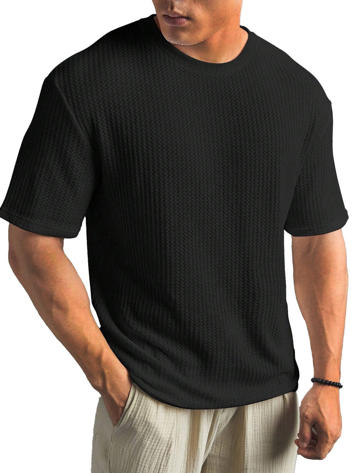 Alohadaddy® Casual Texture Basic All-match Large Size Long Hawaiian Men&