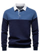 Alohadaddy® Business Long Sleeve Polo Collar Sweatshirt Men's European Size High Quality Casual Men's Sweatshirt Polo