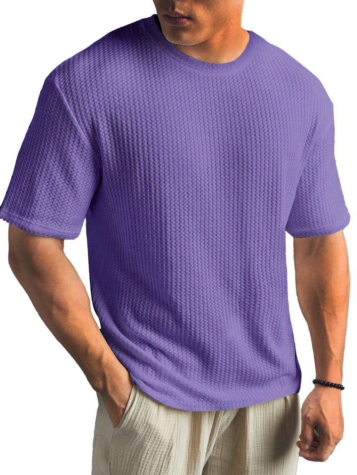 Alohadaddy® Casual Texture Basic All-match Large Size Long Hawaiian Men&