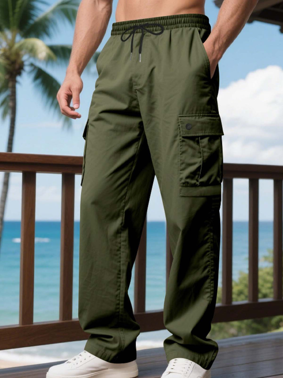 Alohadaddy® American Autumn And Winter Multi-Pocket Loose Casual Tough Guy Yuppie Overalls