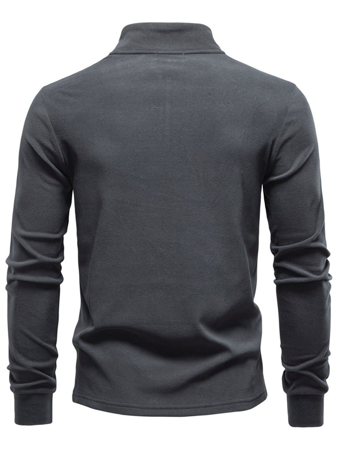 Alohadaddy® Autumn/Winter Stand Collar Long Sleeve German Fleece Warm Bottoming Shirt European Men&