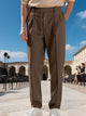 Alohadaddy® Spring And Autumn American Men's Pants Solid Color Simple Large Size Slim Fit Business Casual Pants