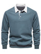 Alohadaddy® Autumn Long Sleeve Polo Collar Sweatshirt Trendy Men's Sweatshirt High Quality Casual All-match Polo
