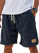 Alohadaddy® Men's Vintage Breathable Linen Loose Holiday Shorts Fashion Casual Shorts