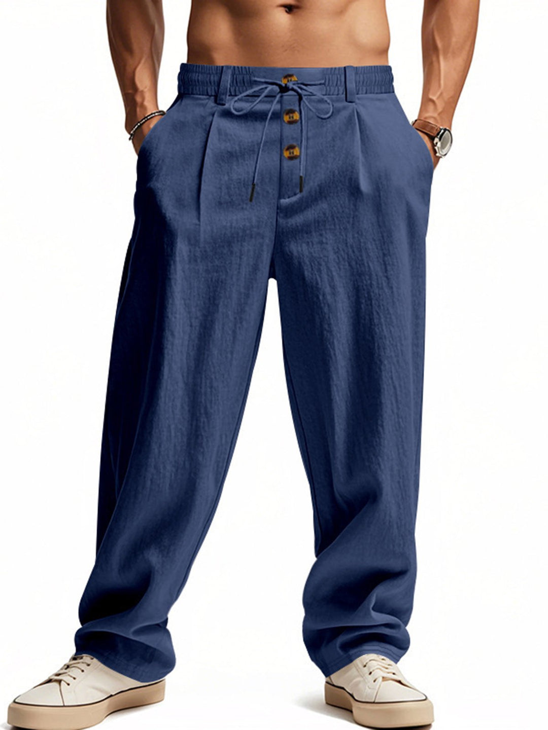 Alohadaddy® casual solid color men&