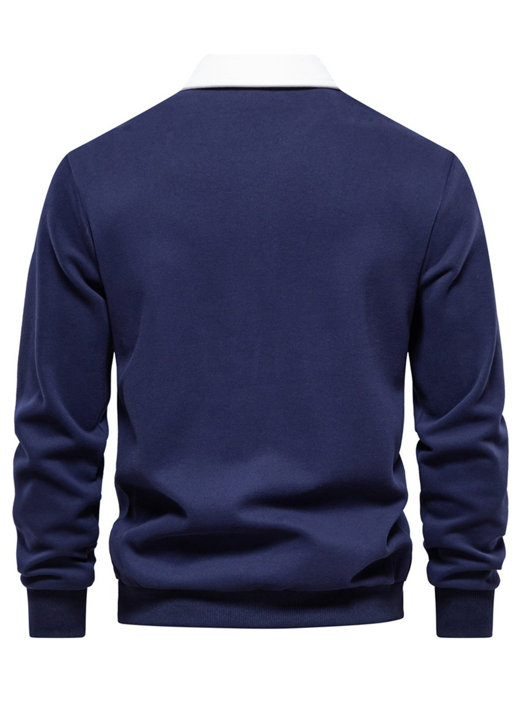 Alohadaddy® Autumn Long Sleeve Polo Collar Sweatshirt Trendy Men&