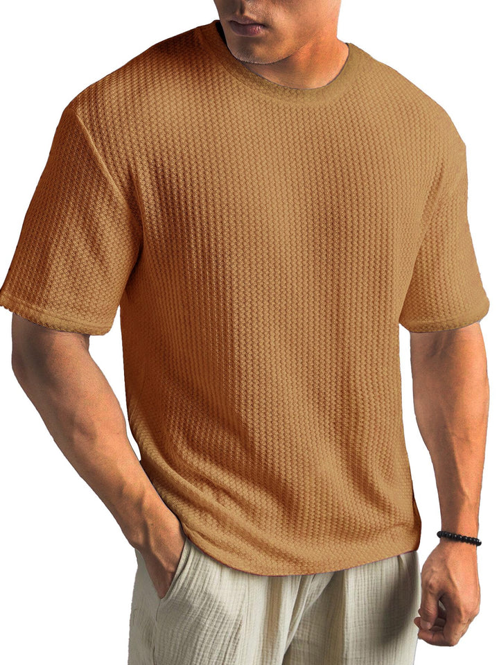 Alohadaddy® Casual Texture Basic All-match Large Size Long Hawaiian Men&