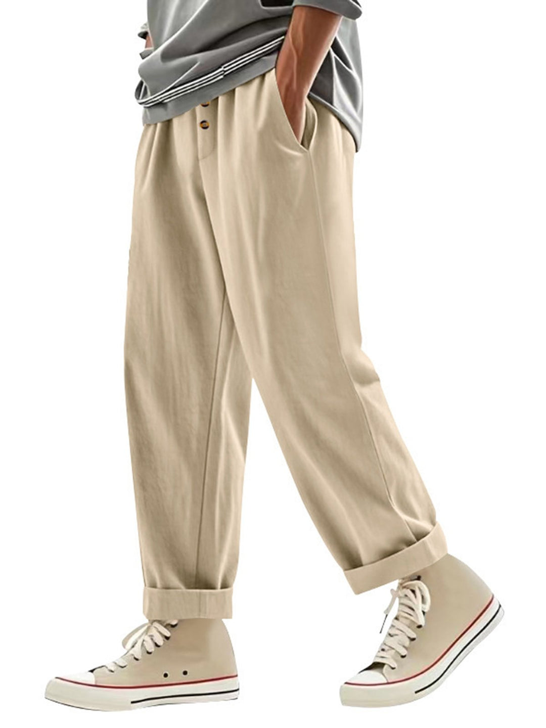 Alohadaddy® casual solid color men&