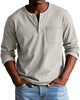 Alohadaddy® Men's Autumn and Winter Round Neck Long Sleeve Shirt Breathable Pullover Casual Long Sleeve Polo