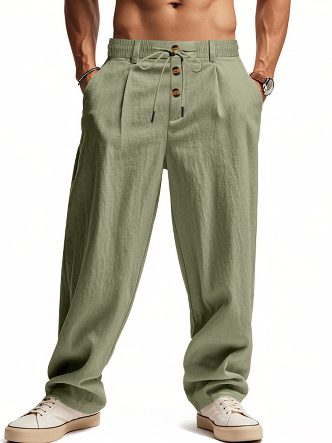 Alohadaddy® casual solid color men&